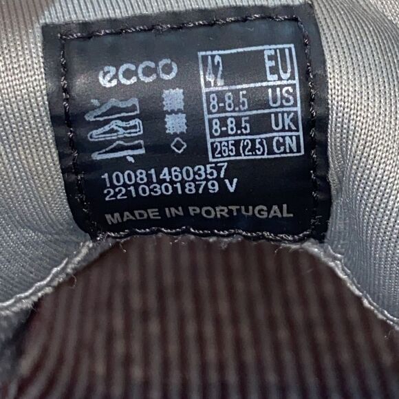 ECCO CORE Mesh Golf Spikeless Gray and Blue Athletic Men’s Sneakers Size 8 8.5 - Picture 12 of 13